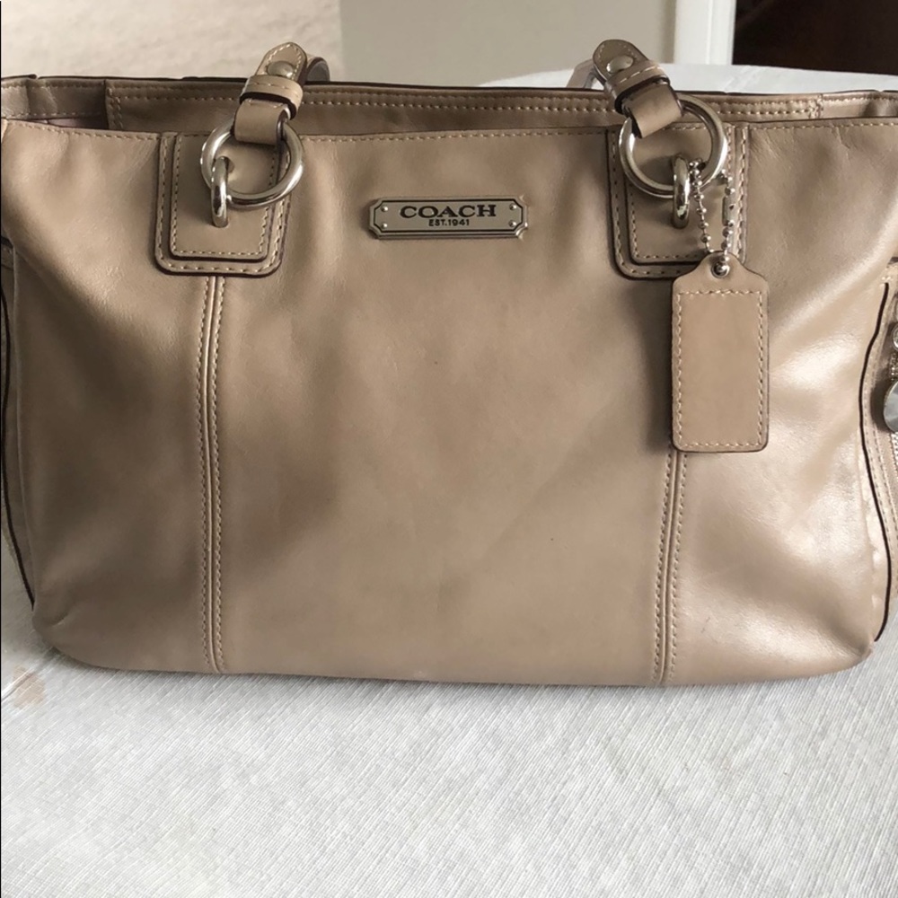Coach leather purse